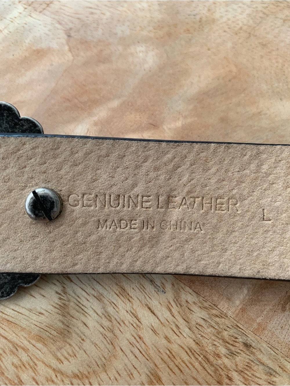 CHRISTINE ALEXANDER Concho Swarovski Crystals Turquoise Blk Leather Belt size L - Picture 4 of 8